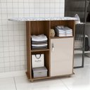 Ver imagem 2 de Tábua de Passar Roupa Miami com 1 Porta e Nicho Freijo/baunilha