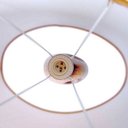 Ver imagem 2 de Abajur Brent 46cm Base Ceramica Marron E27 Max 40W Cúpula Tecido Marron