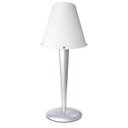 Ver imagem 1 de Abajur Finus 51cm Base e Cúpula em Polietileno E27 Max 40W Branco