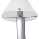 Ver imagem 5 de Abajur Finus 51cm Base e Cúpula em Polietileno E27 Max 40W Branco