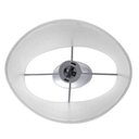 Ver imagem 2 de Abajur Finus 51cm Base e Cúpula em Polietileno E27 Max 40W Branco