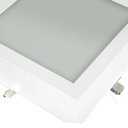 Ver imagem 4 de Plafon Space Sobr. Quad. 20cm Alum. Vidro Fosco E-27 1 Lâmpada Max 60W Branco