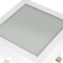 Ver imagem 2 de Plafon Space Sobr. Quad. 20cm Alum. Vidro Fosco E-27 1 Lâmpada Max 60W Branco