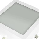 Ver imagem 5 de Plafon Space Sobr. Quad. 20cm Alum. Vidro Fosco E-27 1 Lâmpada Max 60W Branco