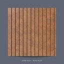 Ver imagem 5 de Painel Ripado Laminado de Eva Autocolante Flexível Rolo 5m Bronze com Textura Amadeirado
