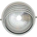 Ver imagem 1 de Arandela Tartaruga Circular 18Cm Alumínio E-27 1 Lâmpada Max 60W Meia Cana Branca