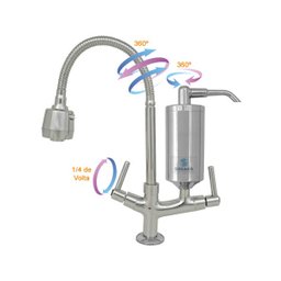 Torneira Com Filtro Cozinha Mesa Gourmet Jr Inmetro 10 Anos Garantia - 3