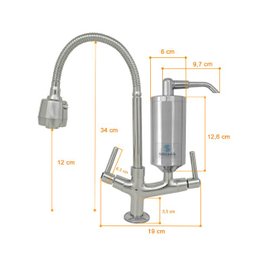 Torneira Com Filtro Cozinha Mesa Gourmet Jr Inmetro 10 Anos Garantia - 4