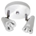 Ver imagem 3 de Spot Base Lince Aço Regulável Base Gu-10 2 Lâmpada Max. 50W Branco