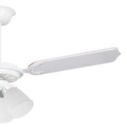 Ventilador de Teto Il-39 3 Tulipas E-27 3 Pás Reversíveis (Branco / Mogno) 220V Branco - 2