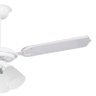 Ventilador de Teto Il-39 3 Tulipas E-27 3 Pás Reversíveis (Branco / Mogno) 220V Branco - 2