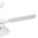 Ver imagem 2 de Ventilador de Teto Il-39 3 Tulipas E-27 3 Pás Reversíveis (Branco / Mogno) 220V Branco