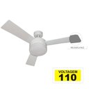 Ver imagem 5 de Ventilador Hl-70 com Controle de Parede 2 Lâmpadas E-27 3 Pás Dupla Face (Branco/Cinza) 110V
