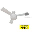 Ver imagem 1 de Ventilador Hl-70 com Controle de Parede 2 Lâmpadas E-27 3 Pás Dupla Face (Branco/Cinza) 110V