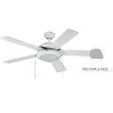 Ver imagem 4 de Ventilador de Teto Hl-53 2 Soq E-27 5 Pás Reversíveis (Cinza / Branco) Branco 110V