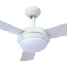 Ventilador Hl-60 Controle Parede 1 Lâmpada E-27 3 Pás Rev. (Branco / Cinza) Branco - 4