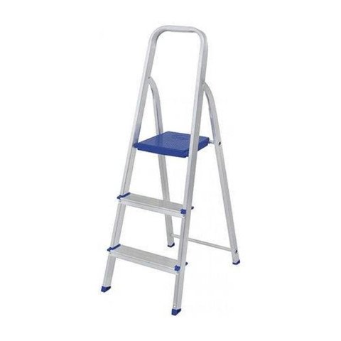 Escada Doméstica Dobrável 3 Degraus Em Alumínio 5101 - Mor