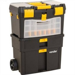 Caixa de Ferramentas com Rodas Carrinho Plastica CRV 0100 - 1