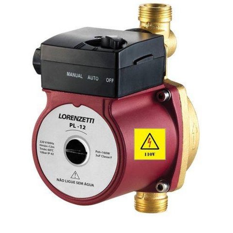 Pressurizador Pl12 127v Lorenzetti