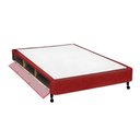 Ver imagem 1 de Cama Box Closet Viúva Poli Tecido Wine (128x188x27) - Castor