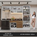 Ver imagem 6 de Armário de Cozinha Completa 270cm Branco/Rustic Stella Madesa 10