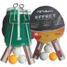 Conjunto Ping Pong Raquete+3bolas+Suporte Poker - 1