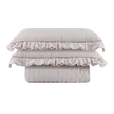 Ver imagem 2 de Kit Colcha Peplum Queen 3 pçs 2,40m x 2,60m Fendi Sonhare Sultan