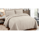 Ver imagem 1 de Kit Colcha Peplum Queen 3 pçs 2,40m x 2,60m Fendi Sonhare Sultan