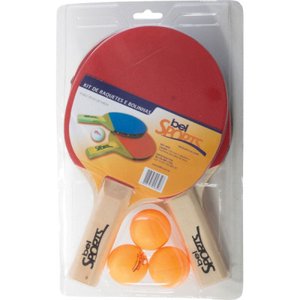 Raquetes para Tênis de Mesa com 3 Bolinhas Bel Sports