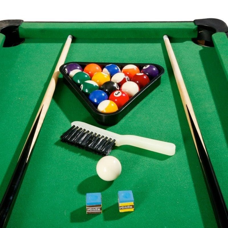 Brinquedo Jogo Bilhar Mesa De Sinuca Mini Snooker Completo P/ Dia das  Crianças