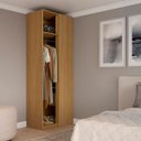 Ver imagem 1 de Closet Modulado de Canto Reto sem Portas Altezza Belmax:freijó