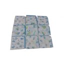 Ver imagem 5 de Kit 10 Pano De Boca 4 Cueiro 5 Fralda com capuz menino