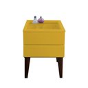 Ver imagem 3 de Mesa de Cabeceira Penteadeira Mesa Lateral de Apoio Amarelo Laca