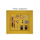 Ver imagem 2 de Mesa de Cabeceira Penteadeira Mesa Lateral de Apoio Amarelo Laca