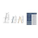 Ver imagem 6 de Escada Aluminio Extensiva 13X2d 3em1 Alumasa - Unico