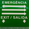 SINALIZAÇÃO DE SAÍDA DE EMERGÊNCIA LED ACRÍLICO SLIM DUPLA FACE SEGURIMAX - 4