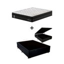Ver imagem 1 de Cama Box C/ Baú Casal + Colchão de Molas Ensacadas Probel Madrid Pillow Euro Casal