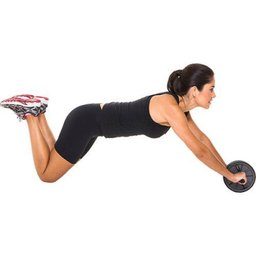 Roda De Exercício Abdominal Proaction - Preto/Cinza - Tam. Único - 2