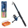 Kit Pesca com Vara 2Mts + Molinete + Caixa de Pesca - 1