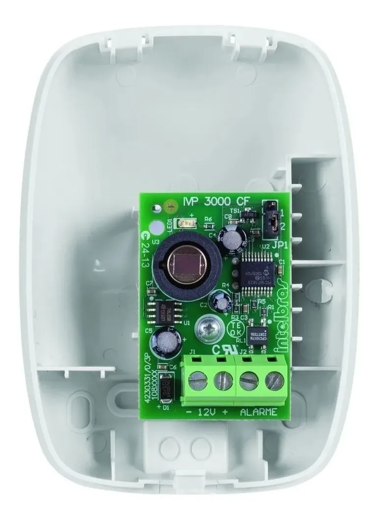 Sensor De Alarme E Presença Intelbras Ivp 3000 Cf Infravermelho Com Fio - 2