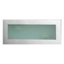 Ver imagem 2 de Plafon Space Sobrepor Retangular 35cm Alumínio Vidro Fosco E-27 2 Lâmpadas Max 60W Escovado