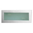 Ver imagem 1 de Plafon Space Sobrepor Retangular 35cm Alumínio Vidro Fosco E-27 2 Lâmpadas Max 60W Escovado