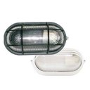 Ver imagem 1 de Arandela Tartaruga Oval 23Cm Alumínio E-27 1 Lâmpada Max 60W Meia Cana Preta