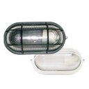 Ver imagem 2 de Arandela Tartaruga Oval 23Cm Alumínio E-27 1 Lâmpada Max 60W Meia Cana Preta