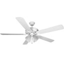 Ver imagem 3 de Ventilador de Teto Hl-3 4 Tulipas E-27 5 Pás Reversíveis (Cinza / Branco) Branco 110V