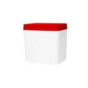 Ver imagem 1 de Lixeira para Pia 5 Litros Smart - Branco/Vermelho