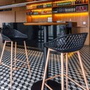 Ver imagem 7 de Kit 4 Banquetas Monaco Média 86cm Várias Cores - Fratini