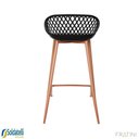 Ver imagem 5 de Kit 4 Banquetas Monaco Média 86cm Várias Cores - Fratini