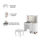 Ver imagem 4 de Penteadeira 5 Portas com Banqueta Lótus Branco