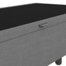 Base Cama Box Baú Solteiro Linho Cinza SkyBox - 5